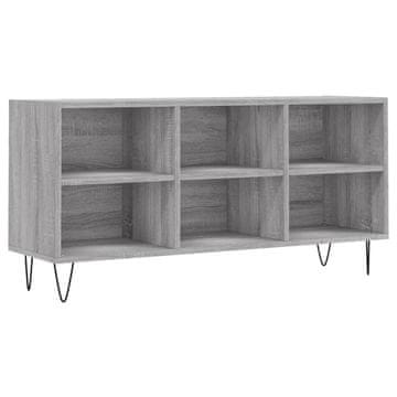 Vidaxl TV omarica siva sonoma 103,5x30x50 cm inženirski les