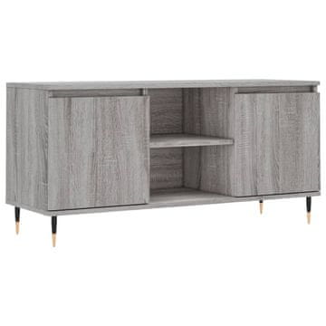 Vidaxl TV omarica siva sonoma 104x35x50 cm inženirski les