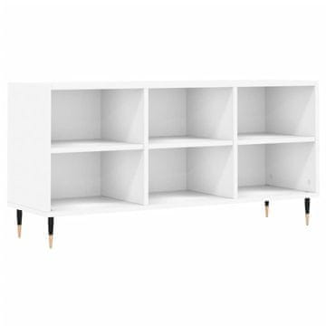 Vidaxl TV omarica bela 103,5x30x50 cm inženirski les