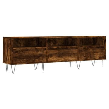 Vidaxl TV omarica dimljeni hrast 150x30x44,5 cm inženirski les
