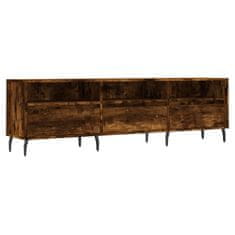 Vidaxl TV omarica dimljeni hrast 150x30x44,5 cm inženirski les