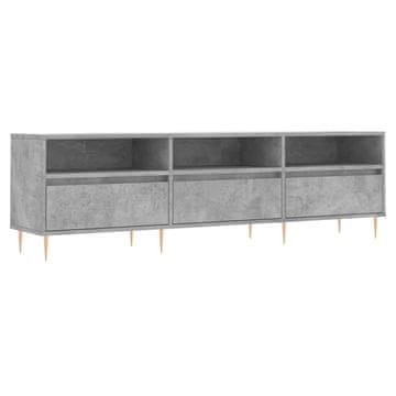 Vidaxl TV omarica betonsko siva 150x30x44,5 cm inženirski les