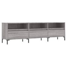 Vidaxl TV omarica siva sonoma 150x30x44,5 cm inženirski les