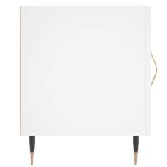 Vidaxl Nočna omarica 2 kosa bela 40x40x50 cm inženirski les