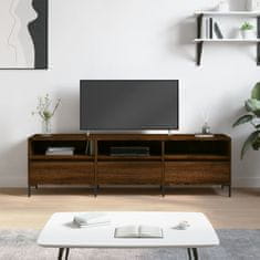 Vidaxl TV omarica rjava hrast 150x30x44,5 cm inženirski les