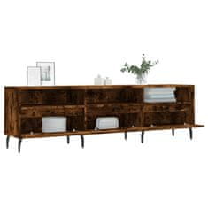 Vidaxl TV omarica dimljeni hrast 150x30x44,5 cm inženirski les