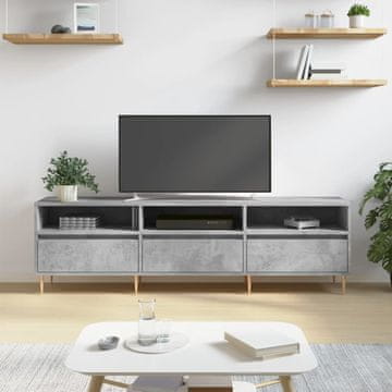 Vidaxl vidaXL TV omarica betonsko siva 150x30x44,5 cm