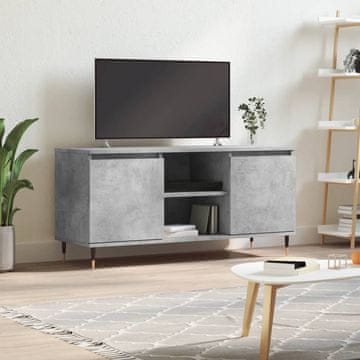 Vidaxl vidaXL TV omarica betonsko siva 104x35x50 cm