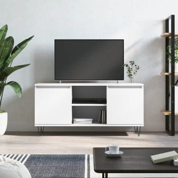 Vidaxl vidaXL TV omarica bela 104x35x50 cm material na osnovi lesa