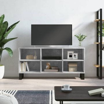 Vidaxl vidaXL TV omarica betonsko siva 103,5x30x50 cm