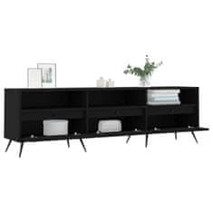 Vidaxl TV omarica črna 150x30x44,5 cm inženirski les