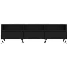 Vidaxl TV omarica črna 150x30x44,5 cm inženirski les