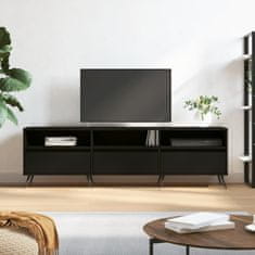 Vidaxl TV omarica črna 150x30x44,5 cm inženirski les