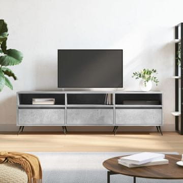 Vidaxl vidaXL TV omarica betonsko siva 150x30x44,5 cm