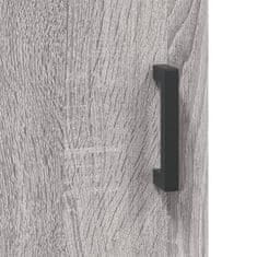 Vidaxl Stenska omarica siva sonoma 60x31x70 cm inženirski les