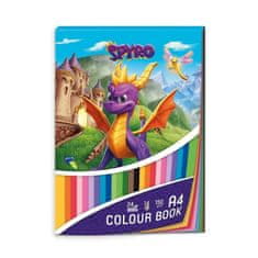 Barvni papirnati blok A4 - Spyro