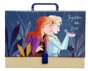 shumee Šolska mapa Frozen A4 z ročajem