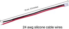 YUNIQUE GREEN-CLEAN 20 parov 2.0mm JST 2-polni mikro električni priključek za vtič moški in ženski z žico 80mm