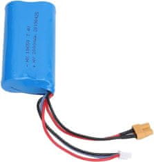 YUNIQUE GREEN-CLEAN Lipo baterija 7.4V 2000mAh 2S XT30 Vtič za HUINA 580 550 583 582 1580 1583 RC Dodatna oprema za igrače