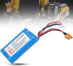 YUNIQUE GREEN-CLEAN Lipo baterija 7.4V 2000mAh 2S XT30 Vtič za HUINA 580 550 583 582 1580 1583 RC Dodatna oprema za igrače