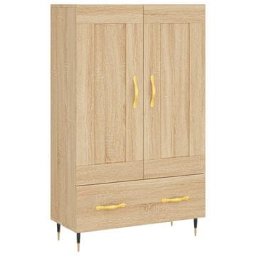 Vidaxl Visoka omara sonoma hrast 69,5x31x115 inženirski les