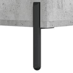 Vidaxl Omarica za čevlje betonsko siva 30x35x105 cm inženirski les