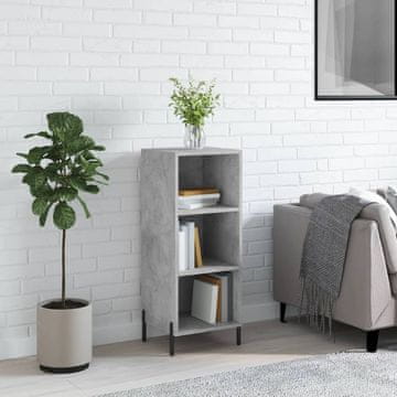 Vidaxl vidaXL Omarica betonsko siva 34,5x32,5x90 cm material na osnovi lesa
