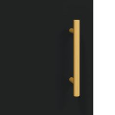 Vidaxl Stenska omarica črna 60x31x60 cm inženirski les