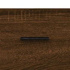 Greatstore Stenska omarica rjavi hrast 60x36,5x35 cm inženirski les