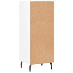 Vidaxl Komoda bela 34,5x32,5x90 cm inženirski les