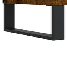 Vidaxl Komoda dimljeni hrast 60x35x70 cm inženirski les