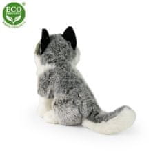 Rappa Plišasti pes husky, sedeči 30 cm EKOLOŠKO PRIJAZNO