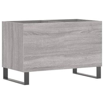 Vidaxl Omarica za gramofonske plošče 74,5x38x48 cm inženirski les