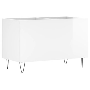 Vidaxl Omarica za gramofonske plošče 74,5x38x48 cm inženirski les