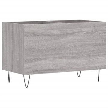 Vidaxl Omarica za gramofonske plošče 74,5x38x48 cm inženirski les