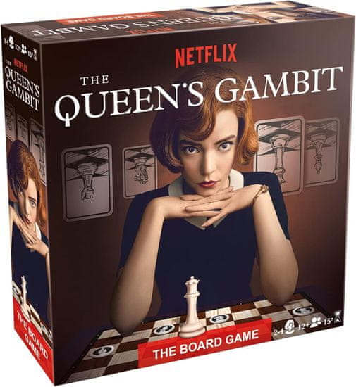 Asmodee družabna igra The Queen's Gambit The Board Game angleška izdaja