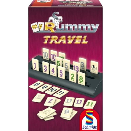 Schmidt družabna igra My Rummy Travel potovalna angleška izdaja