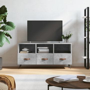 Vidaxl vidaXL TV stojalo betonsko sivo 102x36x50 cm