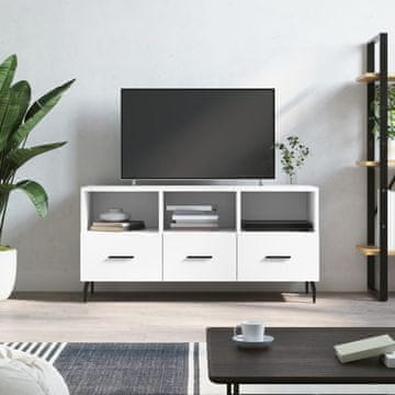 Vidaxl vidaXL TV omarica bela 102x36x50 cm material na osnovi lesa