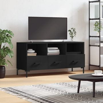 Vidaxl vidaXL TV omarica črna 102x36x50 cm lesena