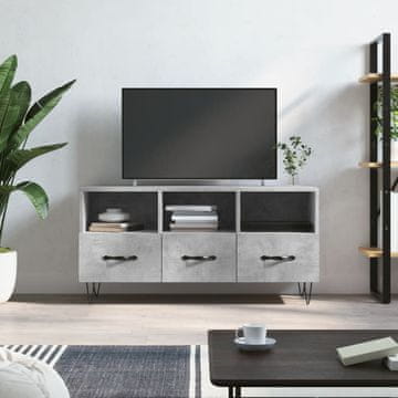 Vidaxl vidaXL TV stojalo betonsko sivo 102x36x50 cm