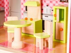 Greatstore Lesena hišica za punčke - Pravljična rezidenca Ecotoys