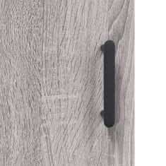 Vidaxl Stenska omarica siva sonoma 60x31x60 cm inženirski les
