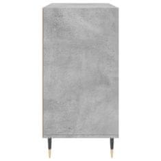 Vidaxl Komoda betonsko siva 103,5x35x70 cm inženirski les