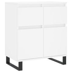 Vidaxl Komoda bela 60x35x70 cm inženirski les