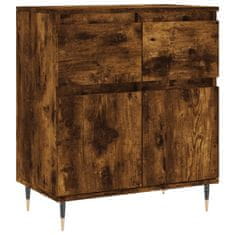 Vidaxl Komoda dimljeni hrast 60x35x70 cm inženirski les