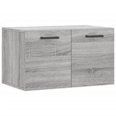 Vidaxl Stenska omarica siva sonoma 60x36,5x35 cm inženirski les