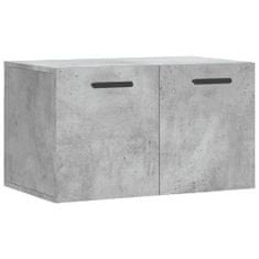 Greatstore Stenska omarica betonsko siva 60x36,5x35 cm inženirski les