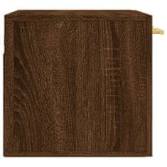 Vidaxl Stenska omarica rjavi hrast 60x36,5x35 cm inženirski les