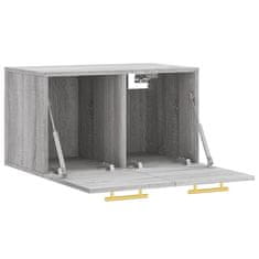 Vidaxl Stenska omarica siva sonoma 60x36,5x35 cm inženirski les